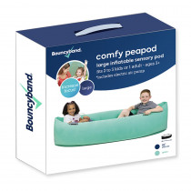 Comfy Peapod, Inflatable Sensory Pod , 80", Green - BBAPD80GR | Bouncy Bands | Floor Cushions