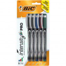 BICFPIN51A - Bic Intensity Marker Pen Assorted 5 Colors in Markers