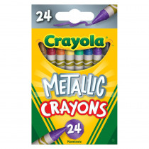 Metallic Crayons, 24 Colors - BIN528815 | Crayola Llc | Crayons