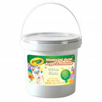 BIN571353 - 1 Lb Bucket Modeling Clay White in Clay & Clay Tools