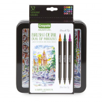 Signature Brush & Detail Dual-Tip Markers, Pack of 16 - BIN586501 | Crayola Llc | Markers