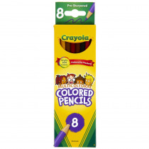 BIN684208 - Crayola Multicultural 8 Ct Colored Pencils in Colored Pencils