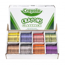 BIN8038 - 400 Large Size Crayon Classpack in Crayons