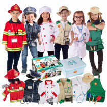 Dress Up / Drama Play Deluxe Trunk 6 In 1 Set - BNVBT034 | Bintiva Wholesale | Role Play