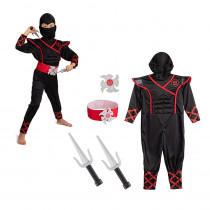 Dress Up / Drama Play Ninja Trunk Set - BNVBT035 | Bintiva Wholesale | Role Play