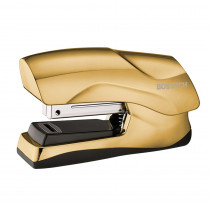Flat Clinch Stapler, 40 Sheets, Gold - BOSB175GOLD | Amax | Staplers & Accessories