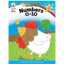 CD-104330 - Numbers 0-10 Home Workbook Gr Pk-K in Numeration