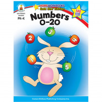 CD-104331 - Numbers 0-20 Home Workbook Gr Pk-K in Numeration