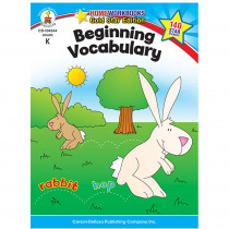 CD-104344 - Beginning Vocabulary Home Workbook Gr K in Vocabulary Skills
