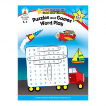 CD-104351 - Puzzles & Games Word Play Home Workbook Gr K-1 in Word Skills