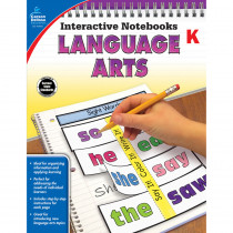 CD-104651 - Interactive Notebooks Gr K Language Arts in Language Arts