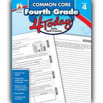 CD-104821 - Fourth Grade 4 Today Common Core in Cross-cirriculum