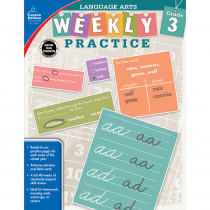 CD-104877 - Weekly Practice Language Arts Gr 3 in Activities