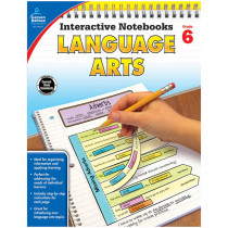 CD-104913 - Interactive Notebooks Language Arts Gr 6 in Activities