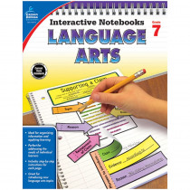 CD-104914 - Interactive Notebooks Language Arts Gr 7 in Activities