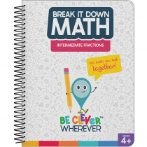 Break It Down Intermediate Fractions Resource Book - CD-105043 | Carson Dellosa Education | Activity Books
