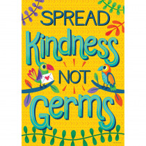 One World Spread Kindness, Not Germs Poster - CD-106034 | Carson Dellosa Education | Science