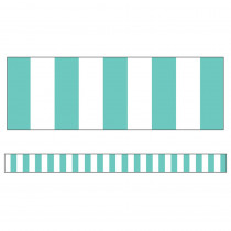 CD-108356 - Turquoise Stripe Straight Borders Simply Stylish in Border/trimmer