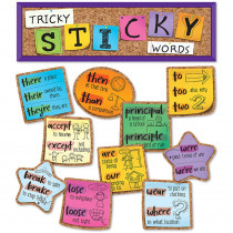 CD-110447 - Tricky Sticky Words Mini Bb St in Classroom Theme