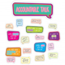 Accountable Talk Bulletin Board Set - CD-110548 | Carson Dellosa Education | Classroom Theme