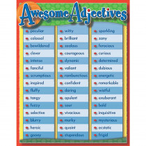 CD-114000 - Awesome Adjectives Chartlet in Language Arts