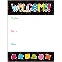 CD-114207 - School Pop Welcome Chartlet in Classroom Theme