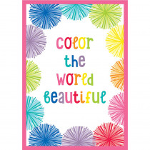 CD-114263 - Color The World Beautiful Chart Hello Sunshine in Motivational