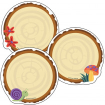 CD-120234 - Nature Colorful Cutouts Wood Slices Explorer in Accents
