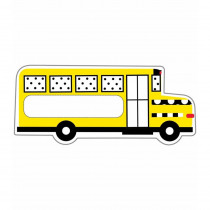 Black, White & Stylish Brights School Bus Cut-Outs, Pack of 36 - CD-120598 | Carson Dellosa Education | Accents