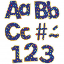 CD-130087 - Rainbow Confetti Ez Letters Sparkle And Shine in Letters