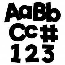 Black Combo Pack EZ Letters, 219 Pieces - CD-130096 | Carson Dellosa Education | Letters
