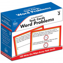 CD-140103 - Task Cards Word Problems Gr 3 in Flash Cards