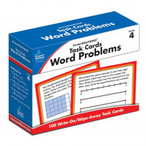 CD-140104 - Task Cards Word Problems Gr 4 in Flash Cards