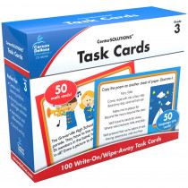 CD-140335 - Center Solutions Task Cards Gr 3 in Cross-curriculum Resources