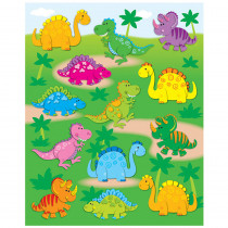 CD-168018 - Dinosaurs Shape Stickers 78Pk in Stickers