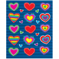 CD-168036 - Hearts Shape Stickers 90Pk in Holiday/seasonal