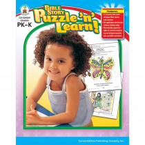 CD-204069 - Bible Story Puzzle N Learn Gr Pk-K in Inspirational