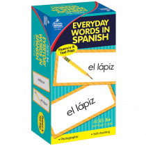 CD-3924 - Flash Cards Everyday Words In Spanish Photographic in Flash Cards