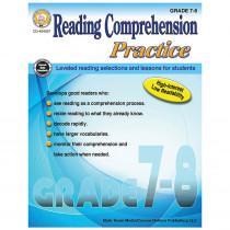 CD-404257 - Gr 7-8 Reading Comp Practice Book in Comprehension