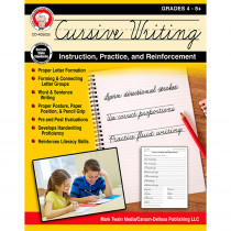 CD-405023 - Cursive Writing Instruct Practice N Reinforcement in Handwriting Skills