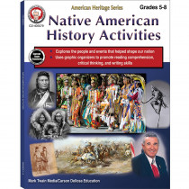 Native American History Activities Workbook, Grades 5-8 - CD-405079 | Carson Dellosa Education | History