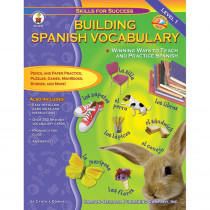 CD-4340 - Building Spanish Vocabulary All Grs in Language Arts
