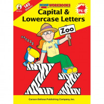 CD-4515 - Home Workbook Capital & Lowercase Gr Pk-1 Lowercase Letters in Letter Recognition