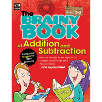 CD-704665 - Brainy Book Of Addition And Subtraction Gr K-2 in Books