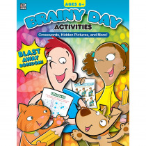 CD-705033 - Brainy Day Crosswords Hidden Pics And More Ages 6 - 8 in Classroom Activities