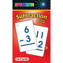 CD-734007 - Spectrum Flash Cards Subtraction 0-12 Gr 1-3 in Flash Cards