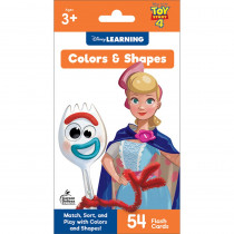 Toy Story 4 Colors and Shapes Flash Cards, Grade PK-1 - CD-734094 | Carson Dellosa Education | Language Arts