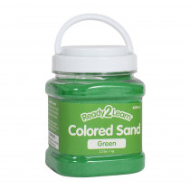 Colored Sand - Green - 2.2 Pounds - CE-10103 | Learning Advantage | Sand