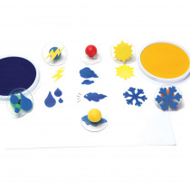 CE-6764 - Ready2learn Giant Weather Stamps Set Of 6 in Stamps