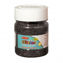 CHL41420 - Creative Arts Glitter 4Oz Jar Black in Glitter